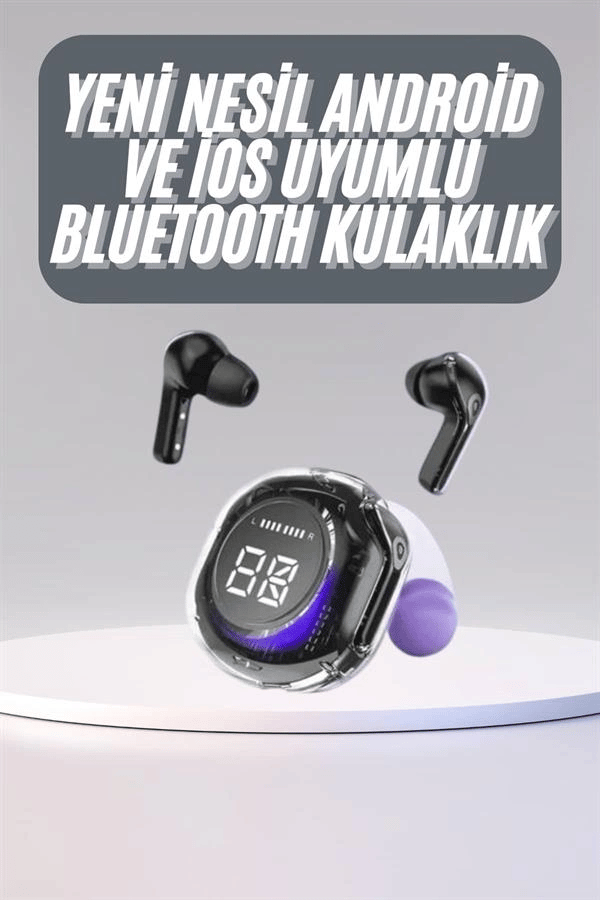 Kulak İçi Bluetooth Kulaklık ANC ENC Özellikli Şarj Göstergeli Kablosuz Kulaklık