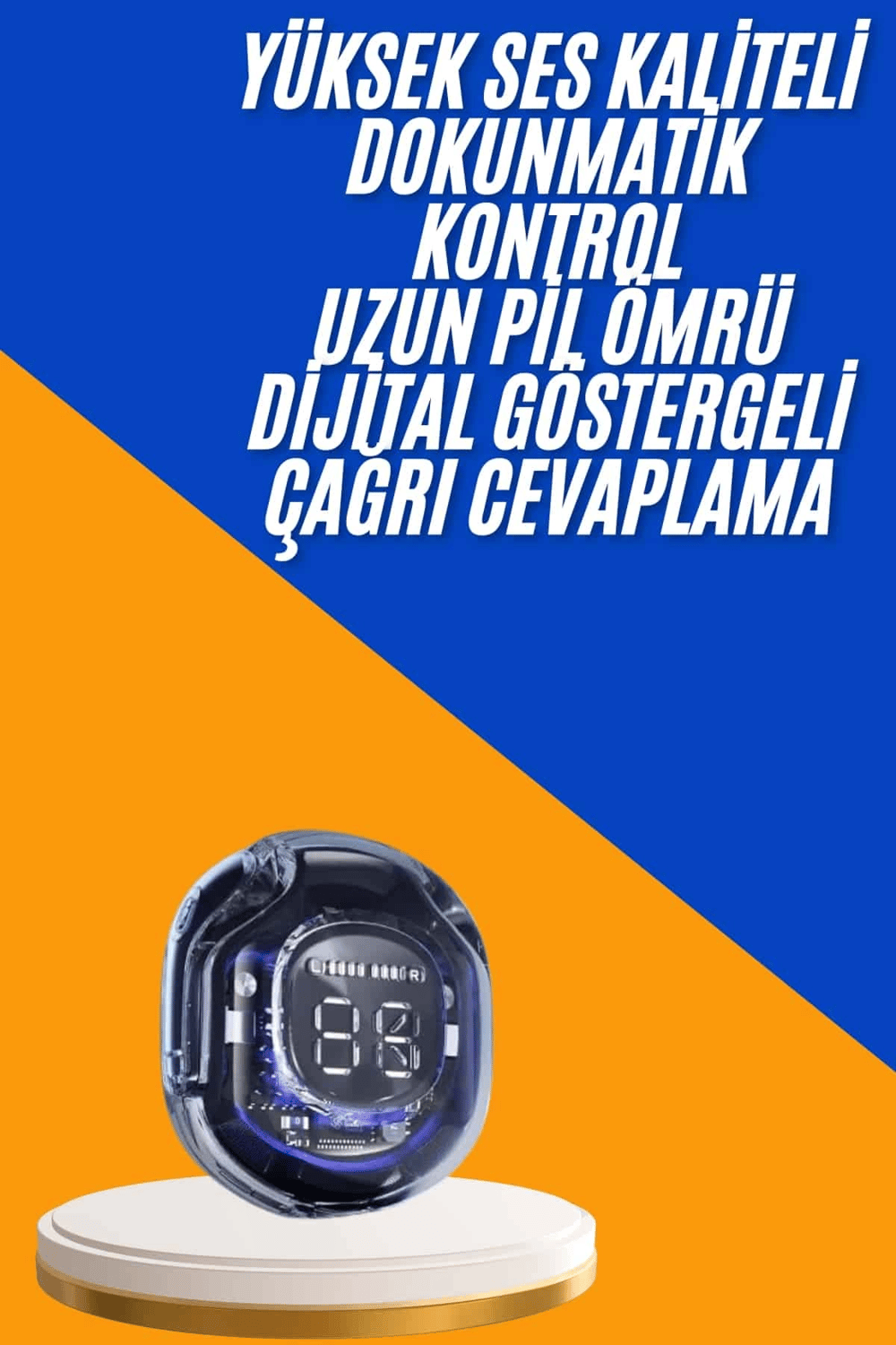 Kulak İçi Bluetooth Kulaklık ANC ENC Özellikli Şarj Göstergeli Kablosuz Kulaklık