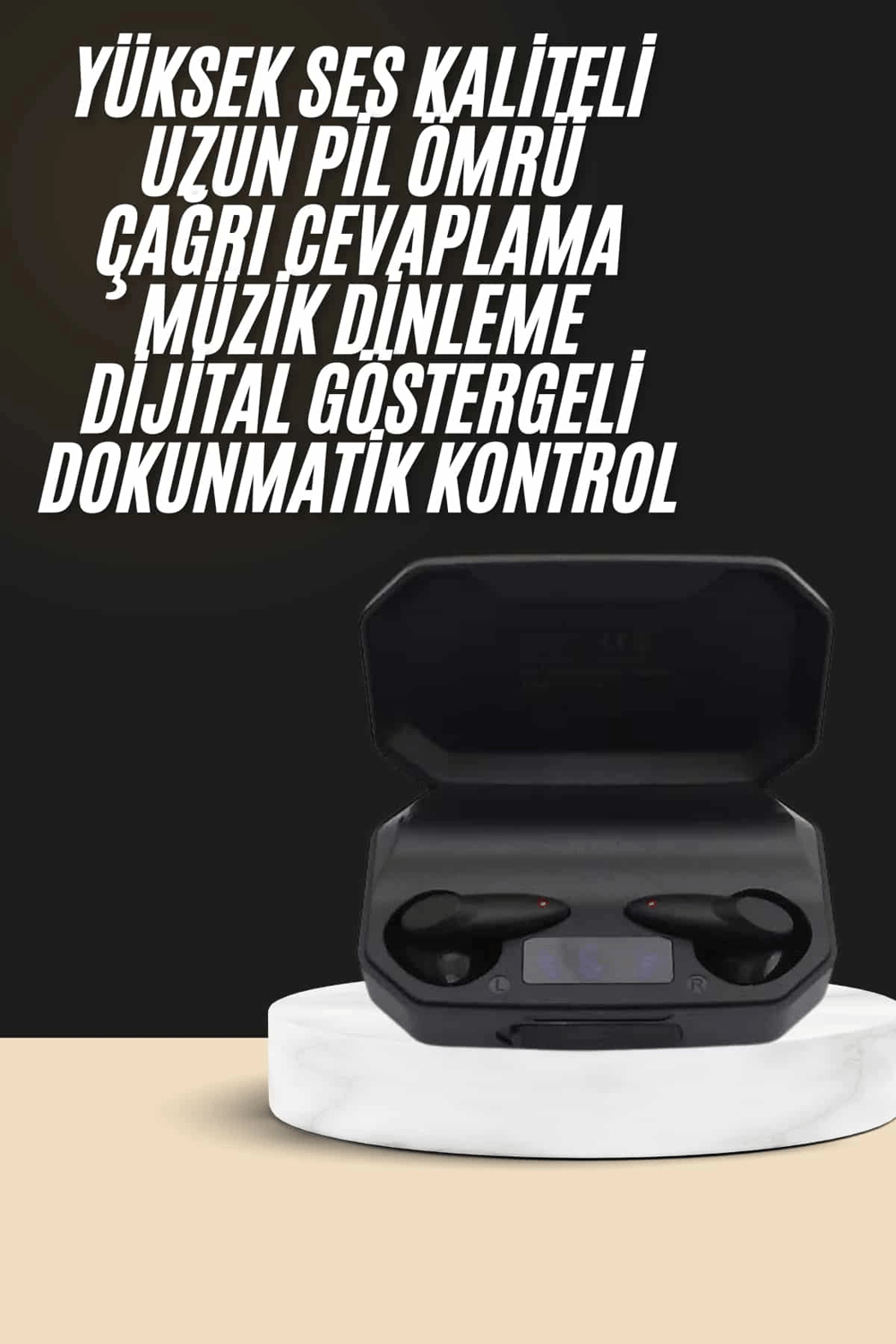 Kulak İçi Bluetooth Kulaklık Rgb Işıklı Çift Mikrofonlu iOS/Android Uyumlu BT 5.2 Yeni Nesil