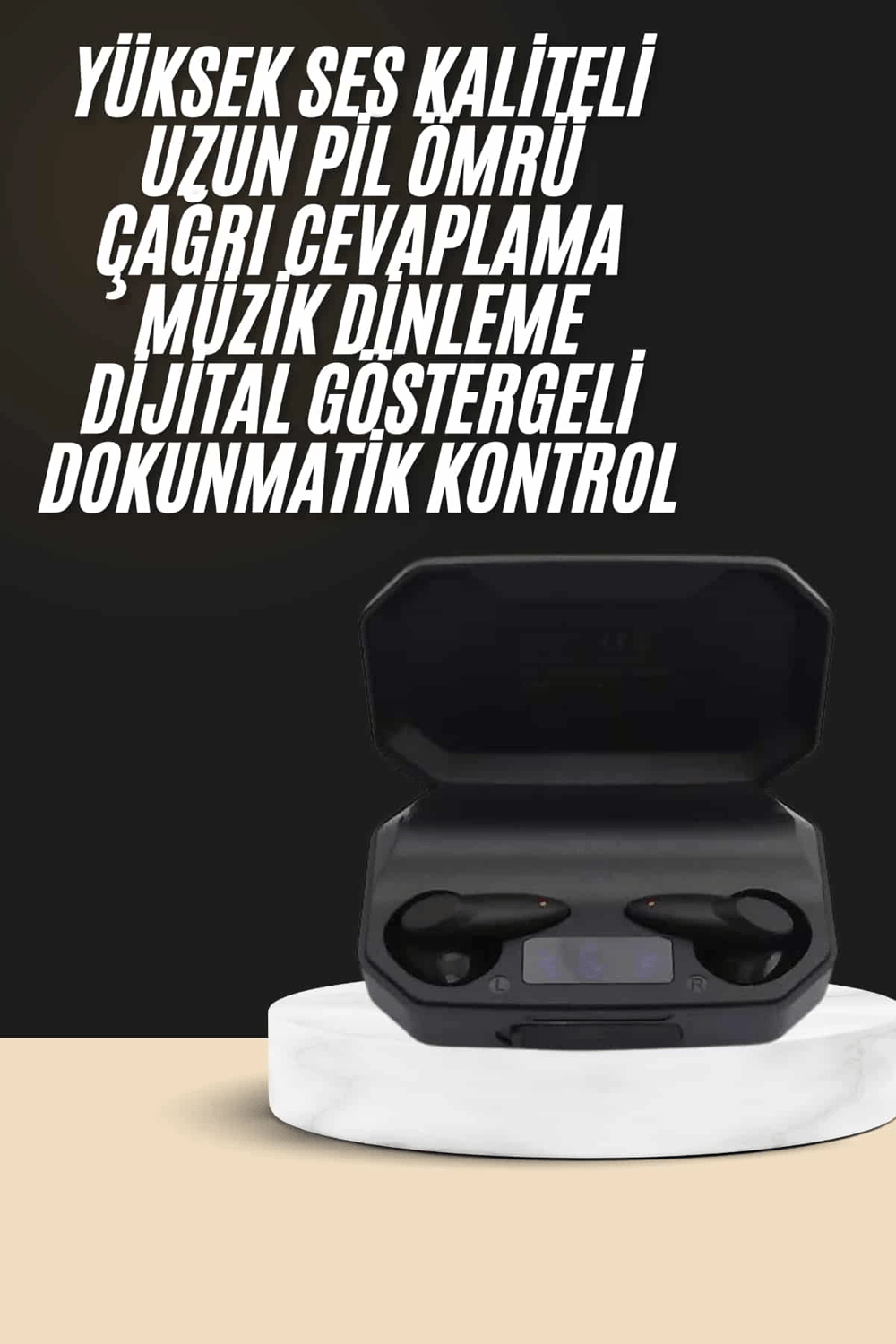 Kulak İçi Bluetooth Kulaklık Rgb Işıklı Çift Mikrofonlu iOS/Android Uyumlu BT 5.2