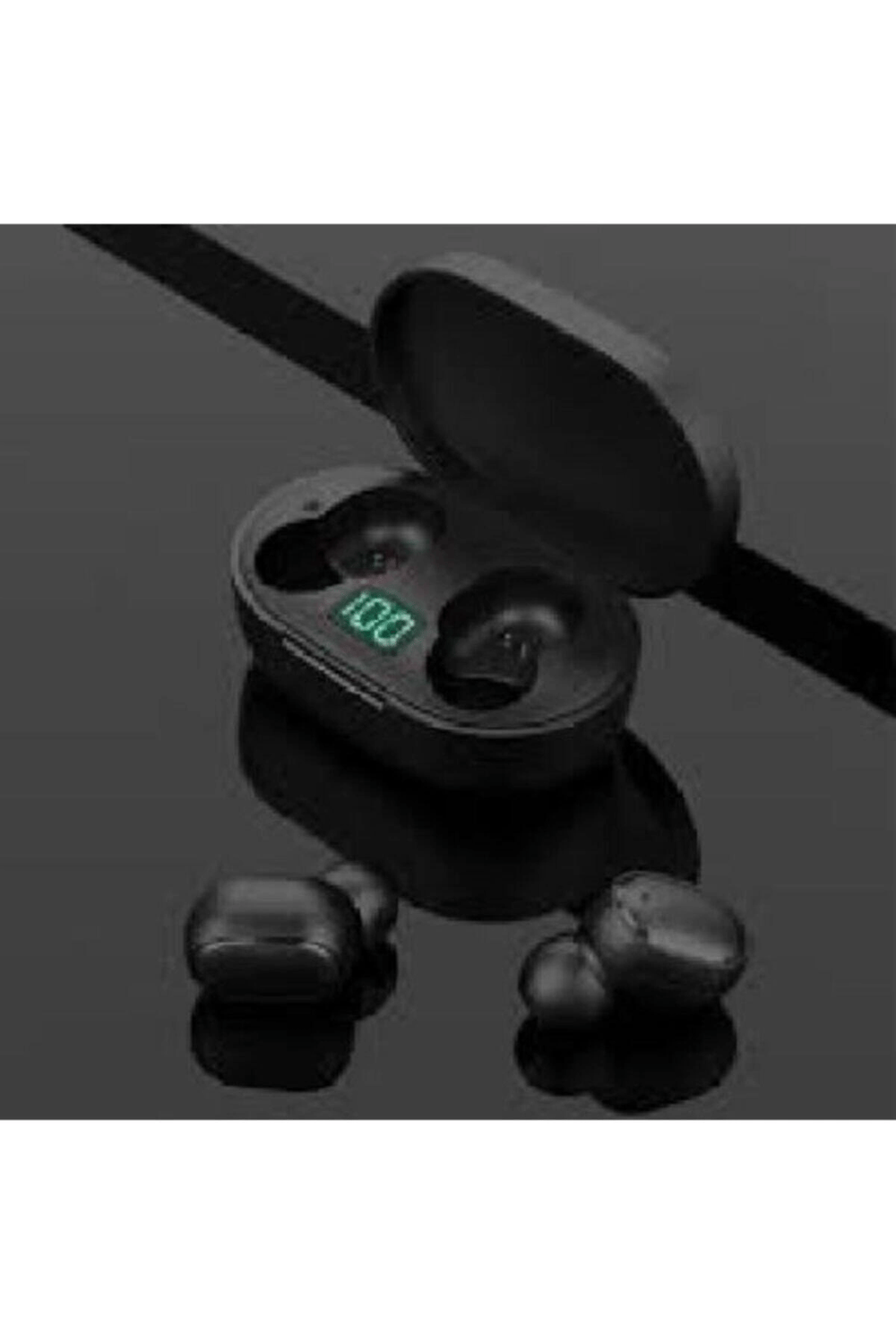 Kulak İçi TWS Bluetooth Kulaklık, Dokunmatik Kontrollü, Suya Dayanıklı Siyah Model
