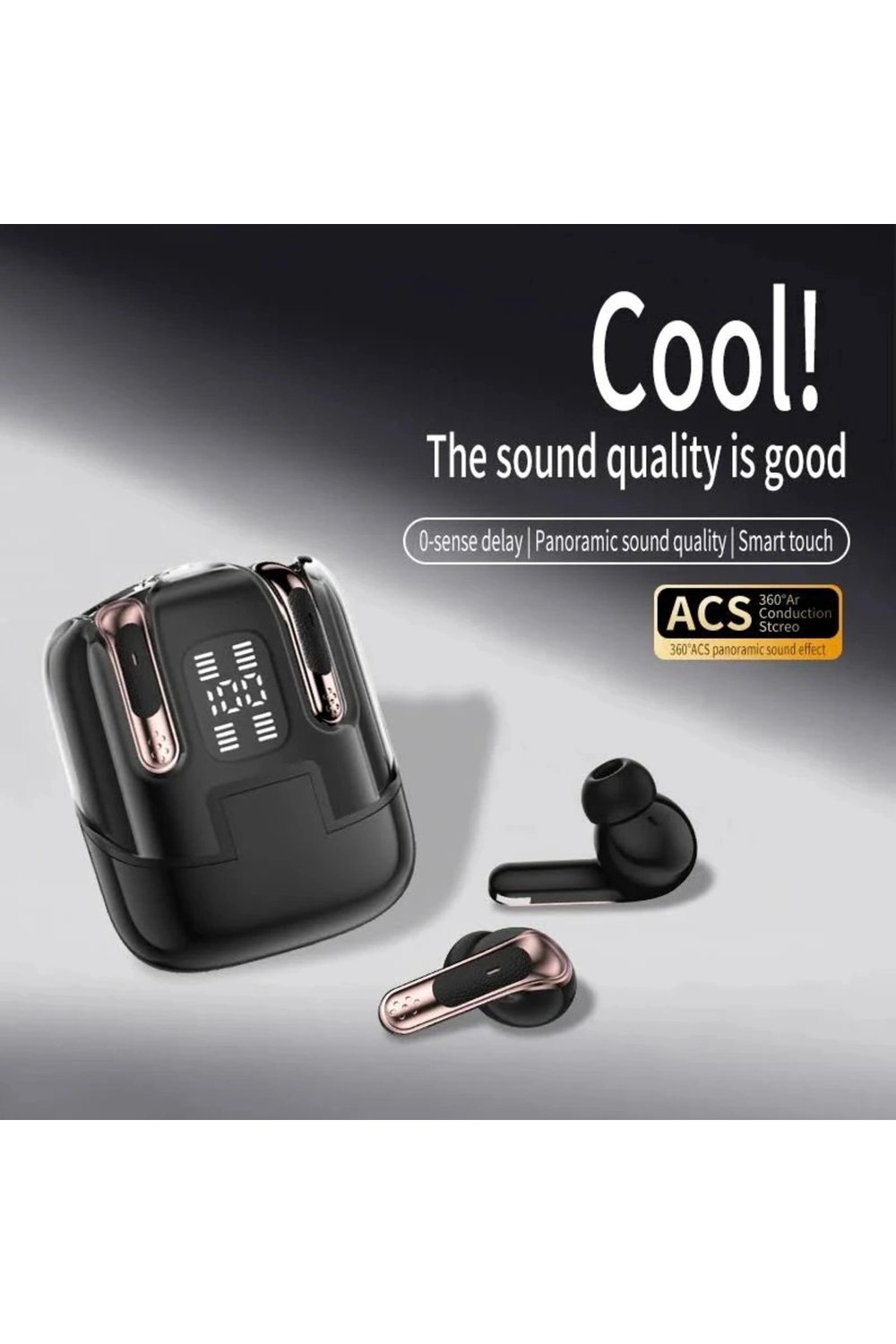 Kulak içi TWS Bluetooth Kulaklık - Renk: Beyaz, Bluetooth Versiyon: 5.3, Mikrofon