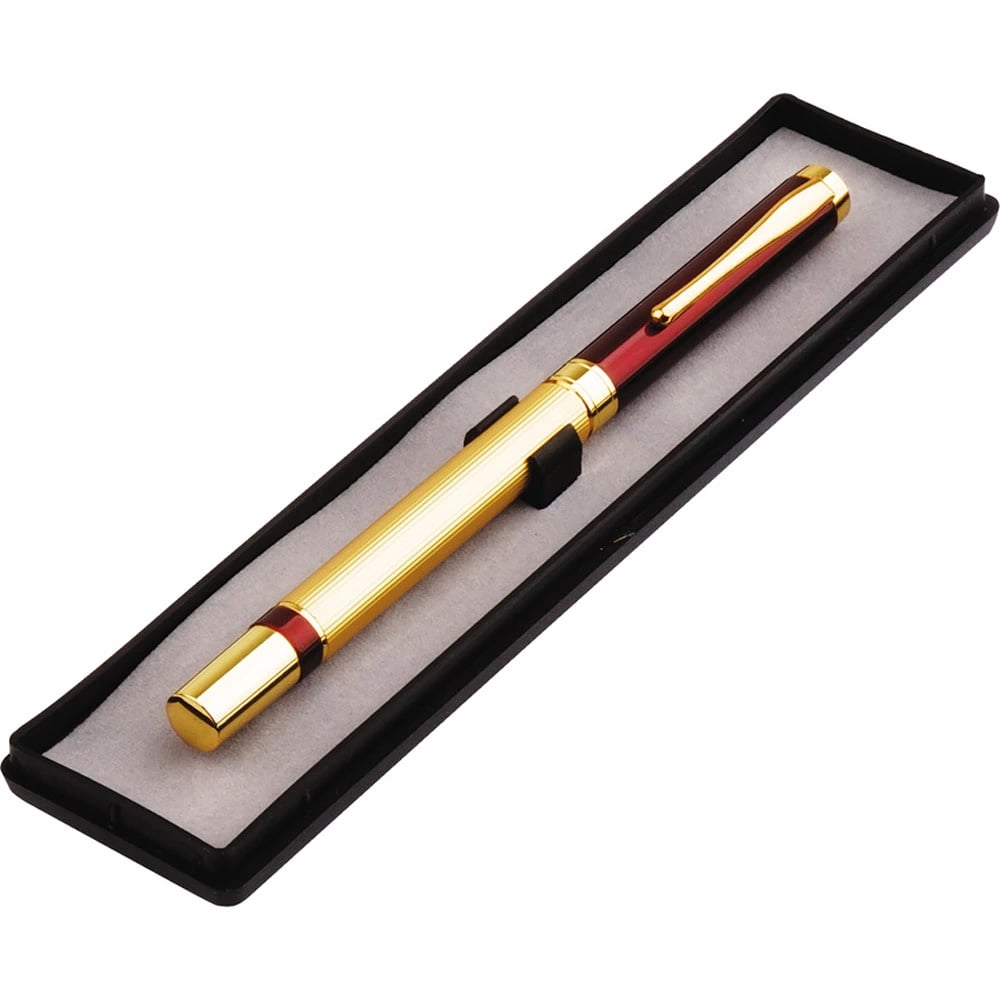 Kutulu Kırmızı Gold Tasarım Roller Kalem