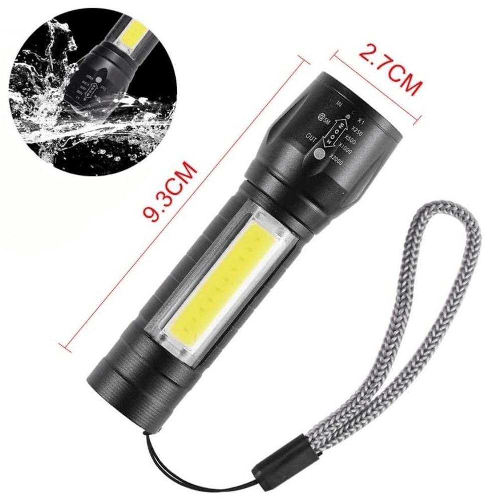 Kutulu Mini El Feneri – Taşınabilir Led Kamp Ve Acil Durum El Lambası Plastik Gövde Bx40