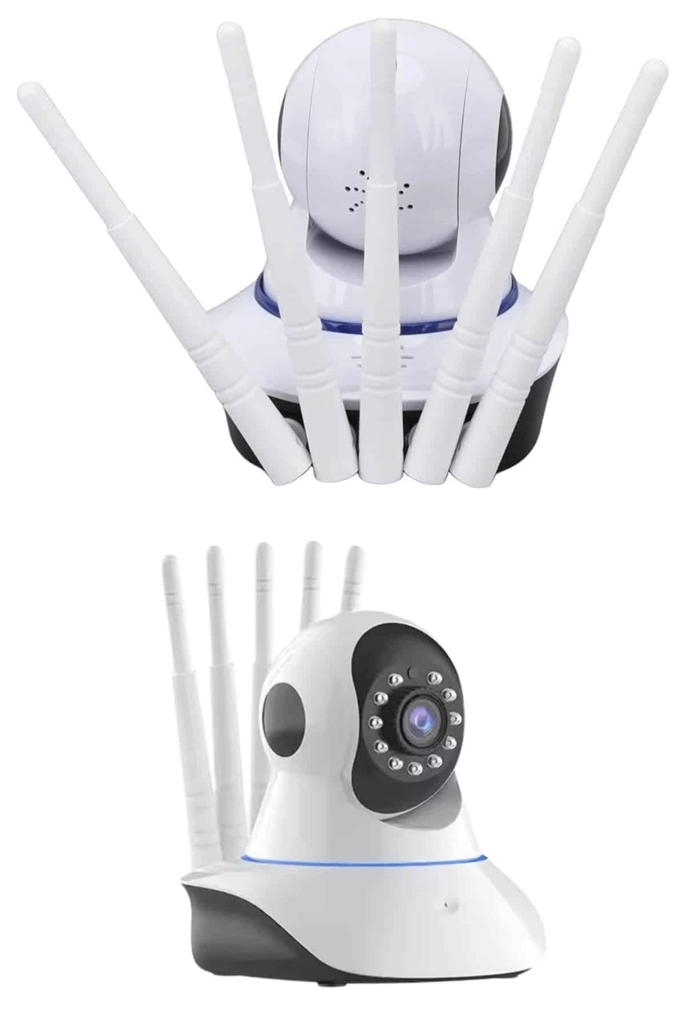 LED Aydınlatmalı 5 Antenli Motorlu 1080P Wifi Kamera Sensörlü