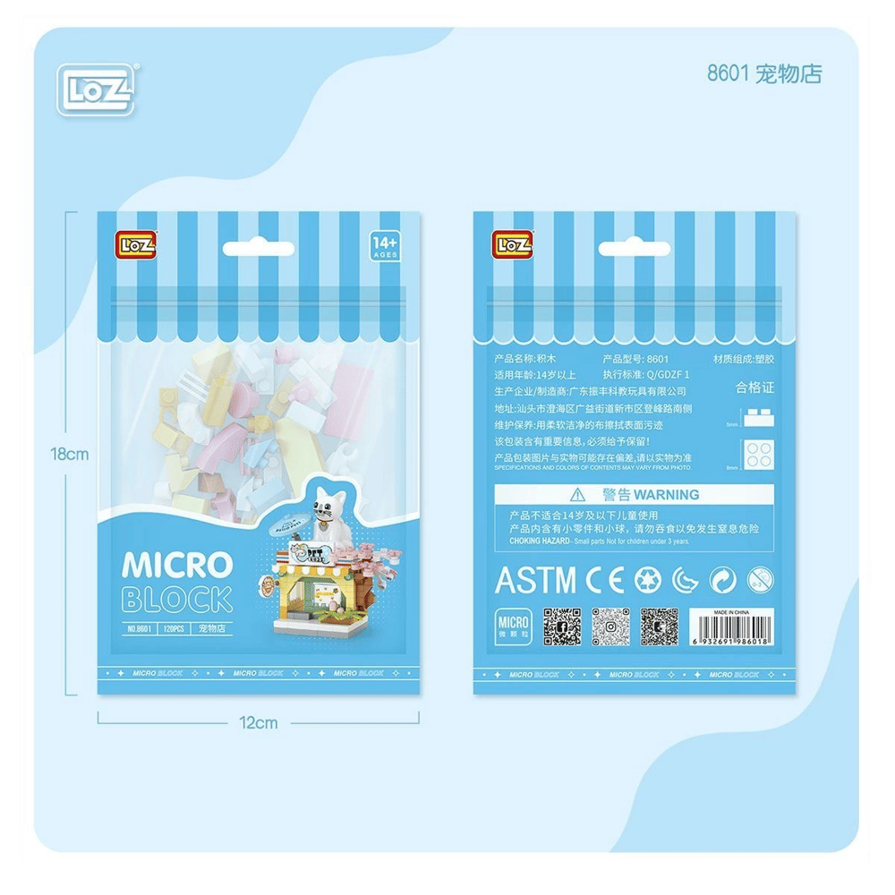LZ8601 LOZ Blok Oyuncak Mini Poşet -life
