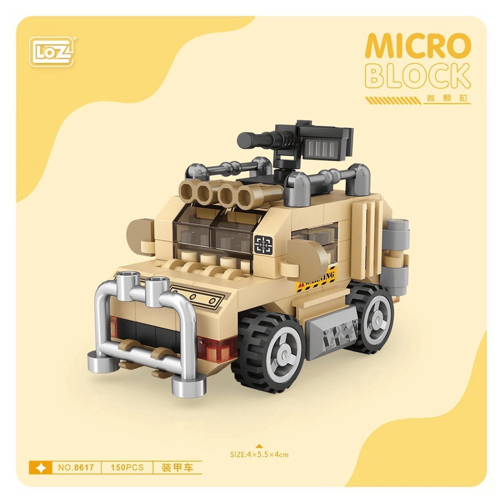 LZ8617 LOZ Tank Blok Seti Mini Poşet- Vagon life