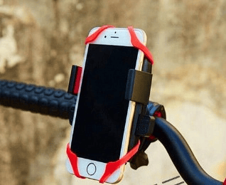 Lastik Destekli Standlı Bisiklet Telefon Tutucu Bx40