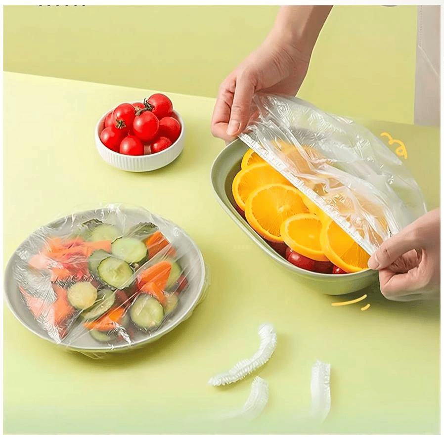 Lastikli Tencere Ve Tabak Bonesi 100 Adet (20cm)