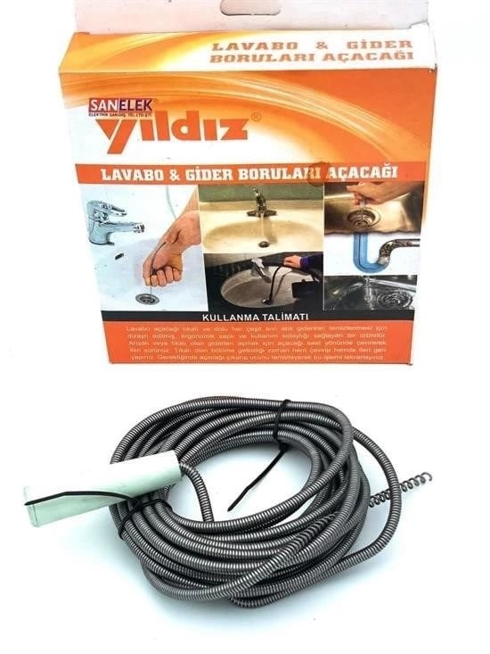 Lavabo Ve Gider Boru Açacağı (3 Metre)