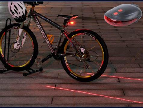 Lazer Güvenlik Şeritli Bisiklet Stop Lambası (3936)