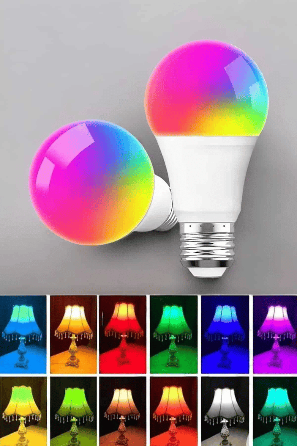 Led Ampul Enerji Dostu RGB Işıklı 100W Led Işık
