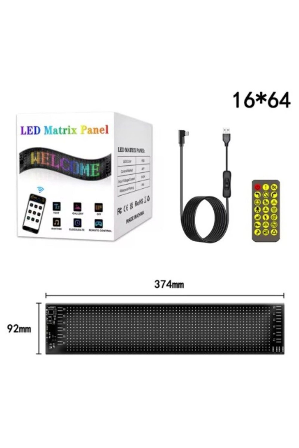 Led Işık - Renk: Siyah | Teknik Özellikleri ve Kullanım Ayrıntıları Açıklamada Belirtilen Ürün