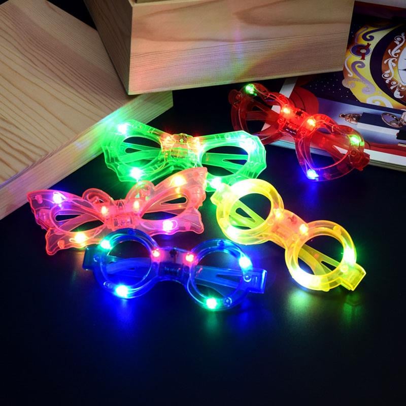 Led Işıklı Karışık 6 Model Yanar Söner Parti Gözlüğü 6 Adet (3936)