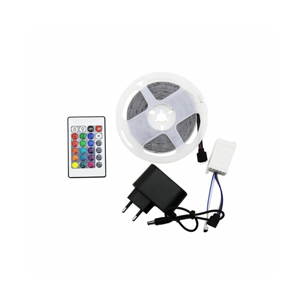Led Rgb Kumandalı Şerit Led 5mt Bx40