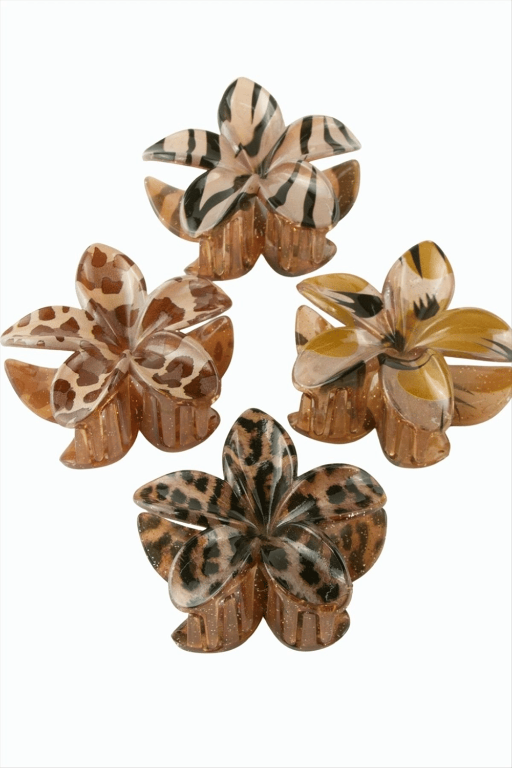Leopar Desenli Lotus Mandal Toka 8 cm