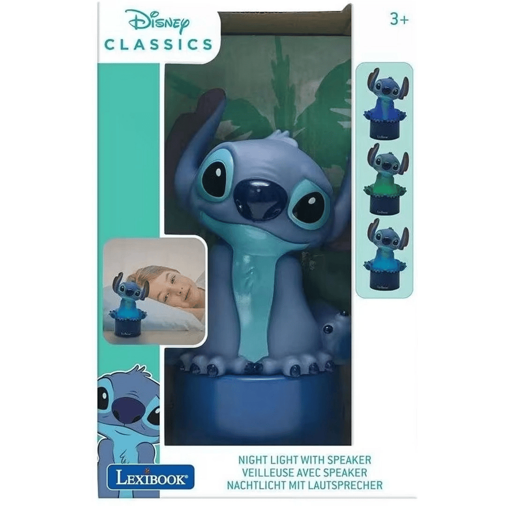 Lexibook Masa Üstü Gece Lambası ve Disney Stitch Hoparlör