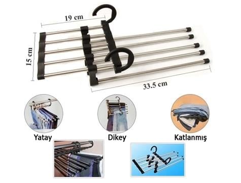 Magic Hanger 5in1 Pantolon Askısı (3936)
