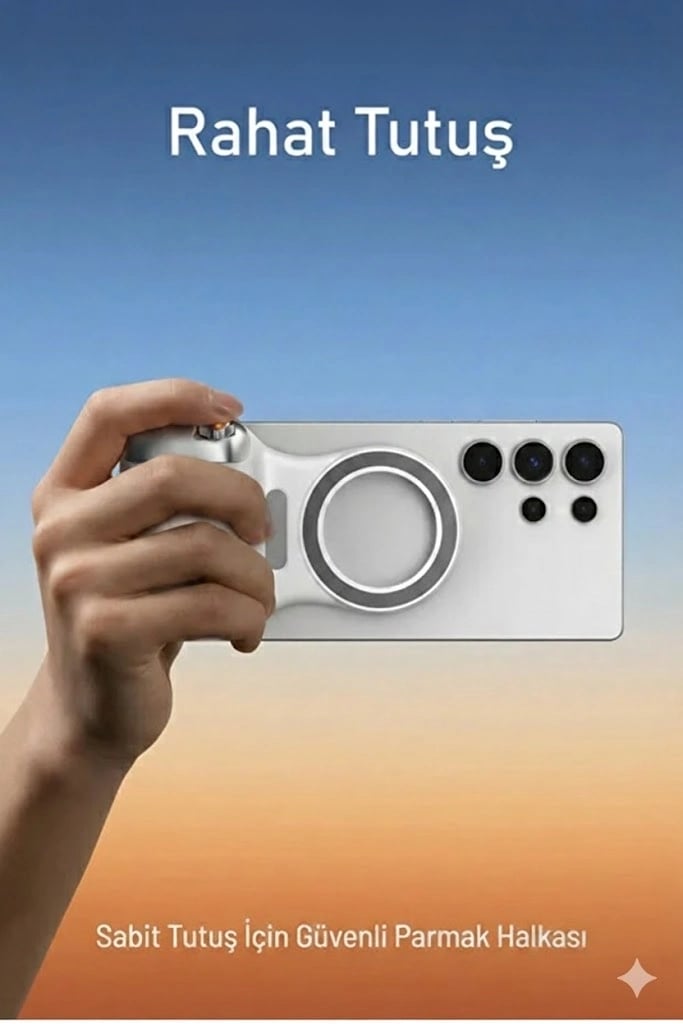 Magsafe Selfie Çubuğu Kamera Kolu Profesyonel Çekim Zoom