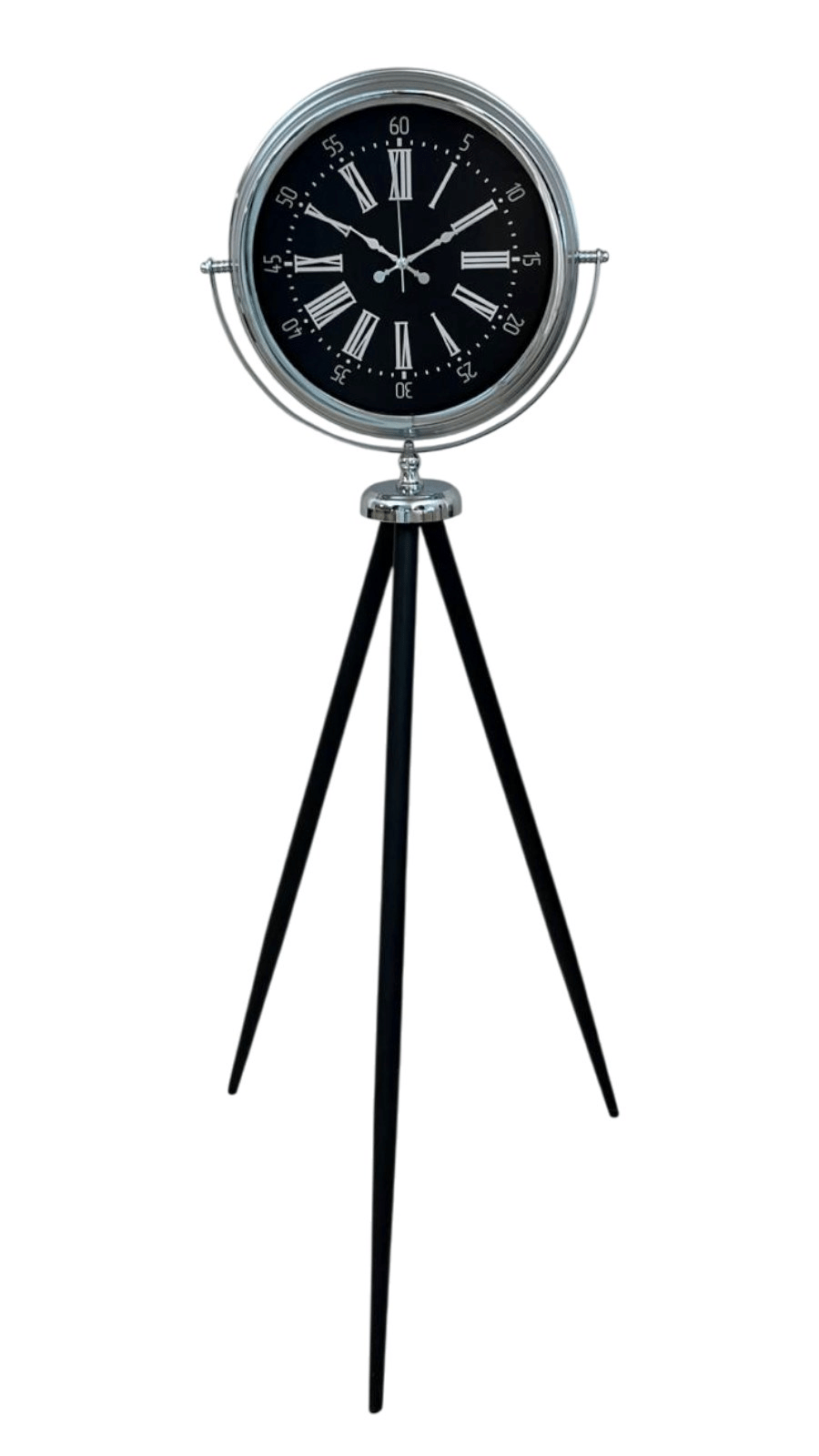 Majestic Krom Tripod Ayaklı Saat