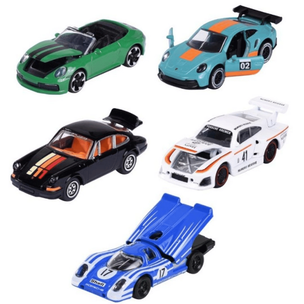 Majorette Porsche Motorsport 5li Araç Seti