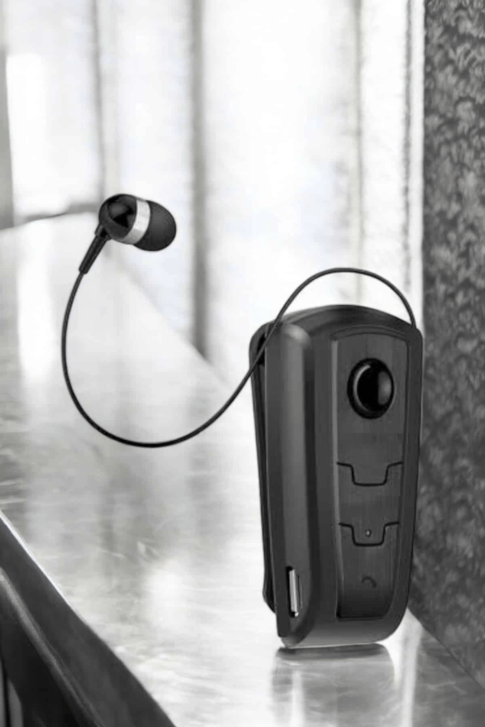 Makaralı Bluetooth Kulaklık Kulak İçi Android iOS Uyumlu Titreşimli