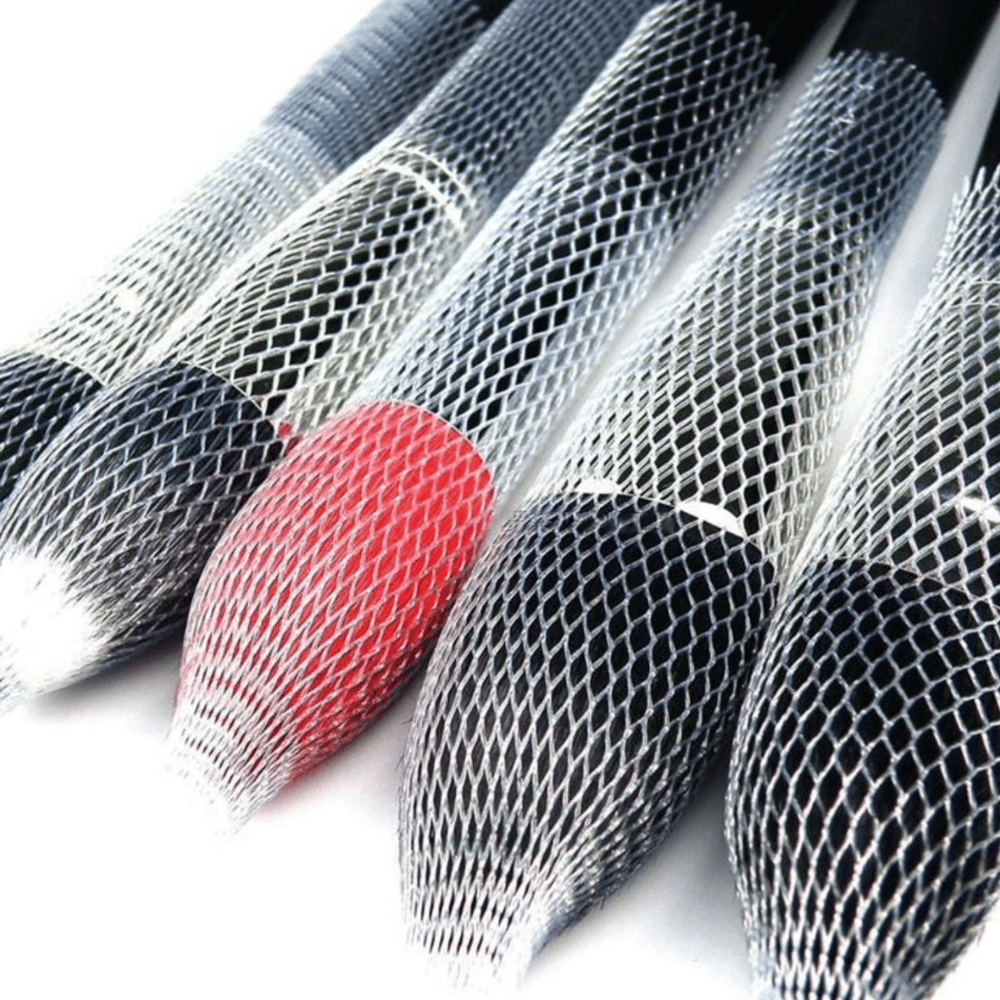 Makyaj Far Allık Kontür Eyeliner Fırça Malzemeleri Ürünleri Koruyucu File Kapak Örgü Kılıf Set 20li Bx40