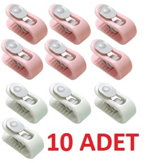 Mandallı Yorgan Sabitleme Klipsi 10 Adet Bx40