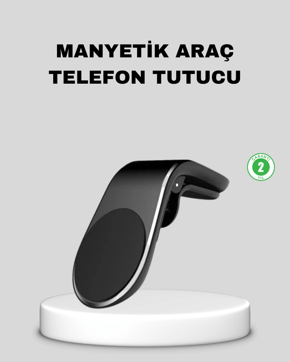 Manyetik Araç Telefon Tutucu 360° Dönebilen ve Sarsıntısız Güçlü Mıknatıslı