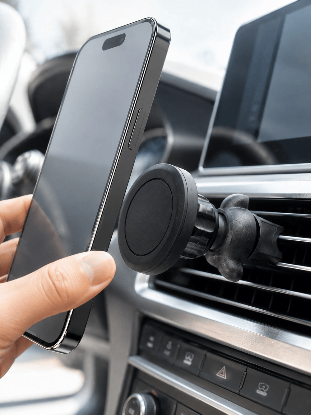 Manyetik Araç Telefon Tutucu Güçlü Mıknatıslı Havalandırma Aparatı