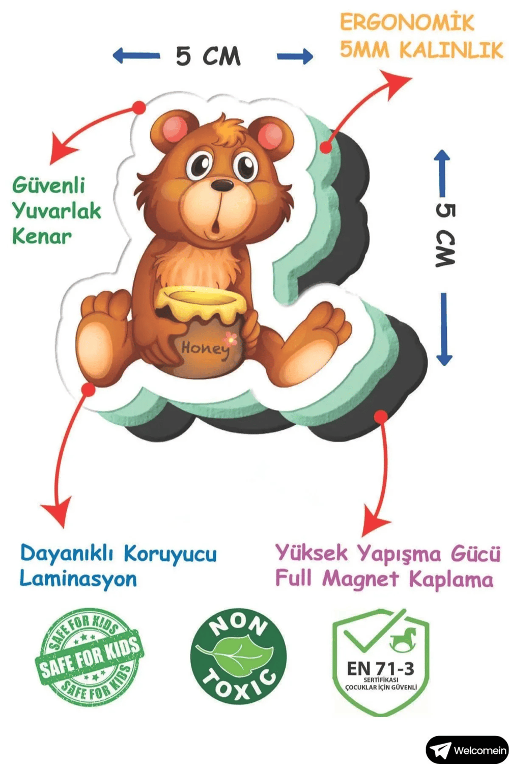 Manyetik Hayvanlar Seti – Çocuklar İçin Eğitici Mıknatıslı Oyuncak