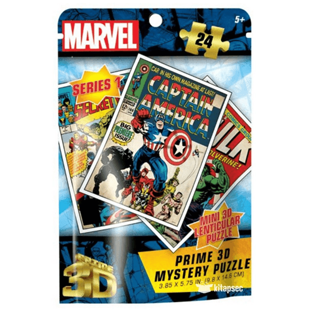Marvel Seri 1  Mystery Puzzle 24 Parça