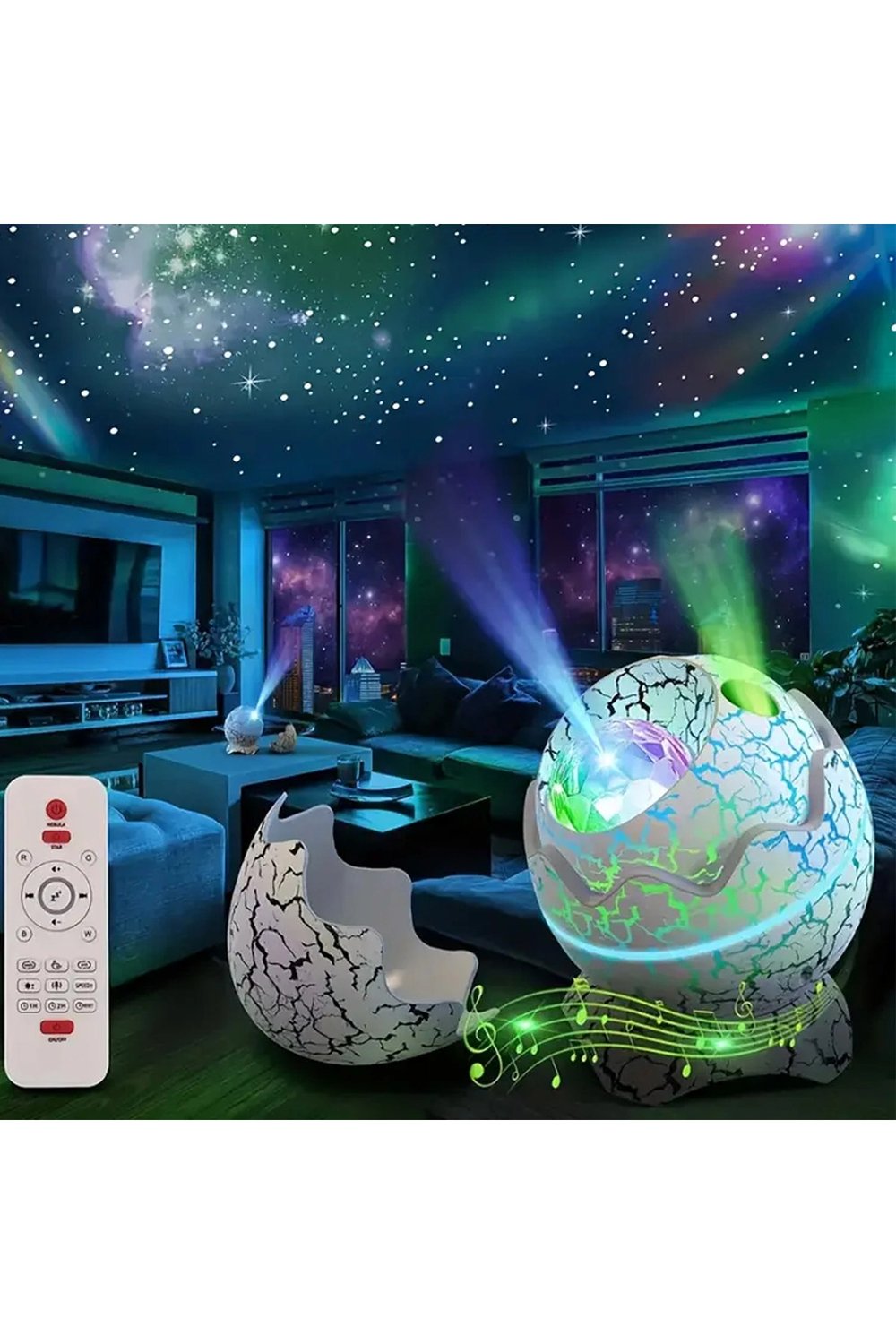 Masa ve Gece Lambası - Renk: Beyaz, Özellik: Renk Değiştirme, Materyal: Plastik, Boyut/Ebat: 10 x 15