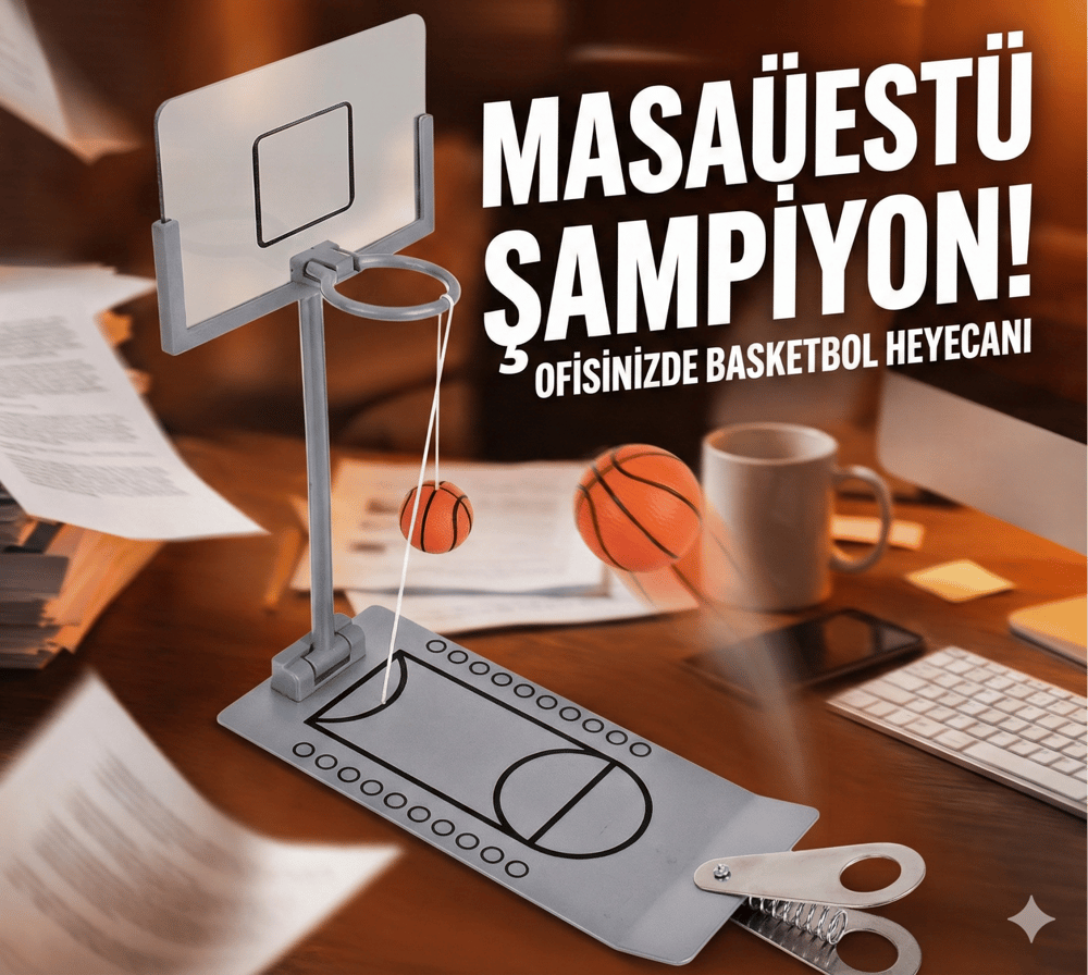 Masaüstü Metal Basketbol Oyunu