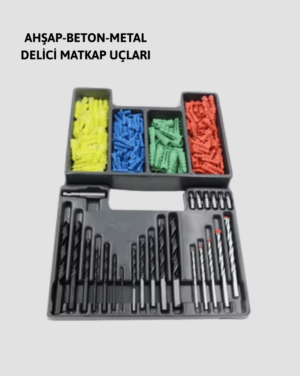 Matkap Ucu Seti Organizerli Çok Amaçlı Delme Uçları Yeni Nesil