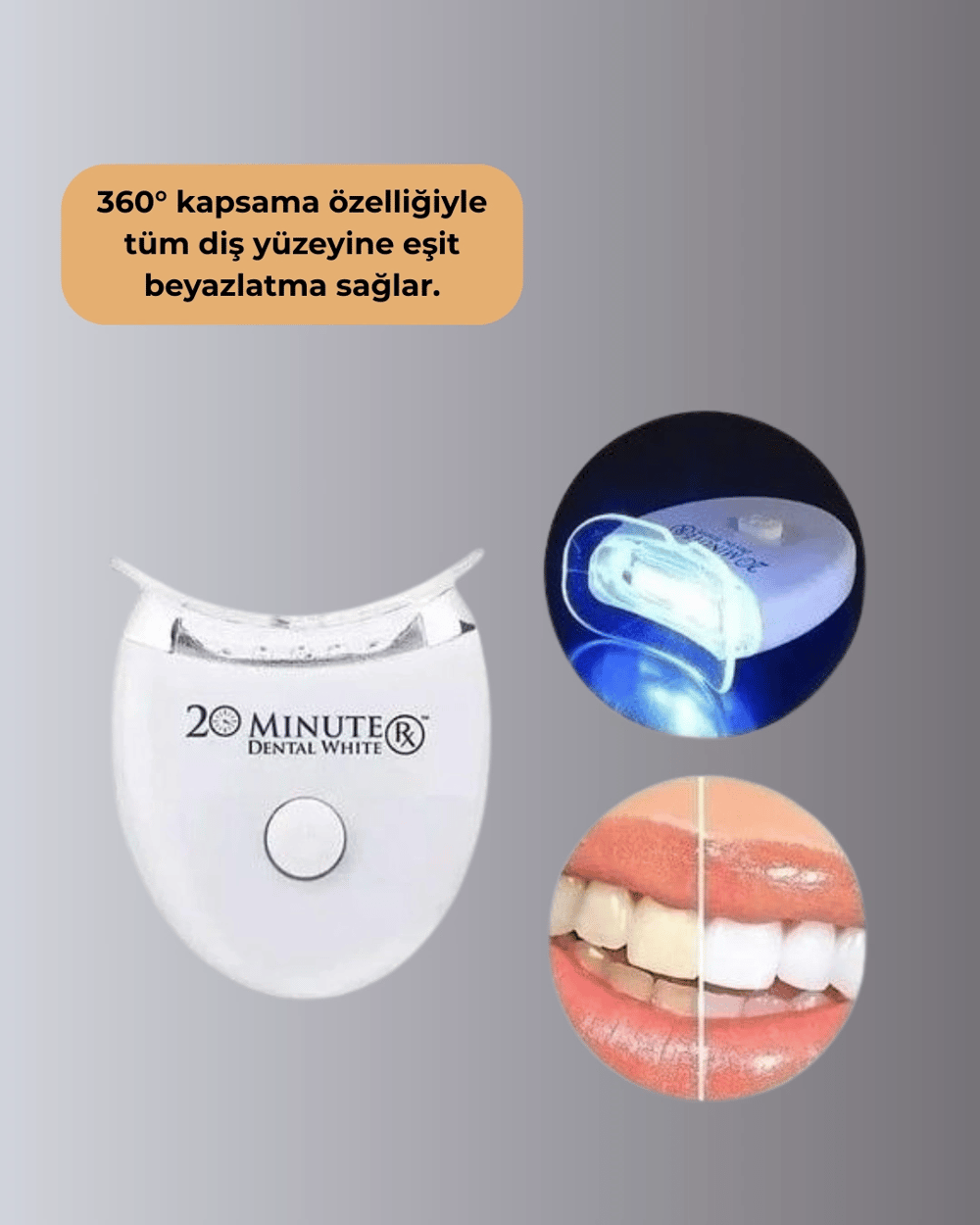 Mavi Işık Teknolojisi ile Güvenli Diş Beyazlatıcı Sistem