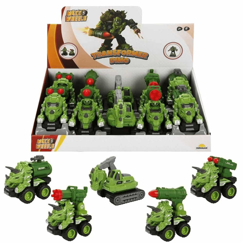 Maxx Wheels Dönüşen Dinozor Araçlar