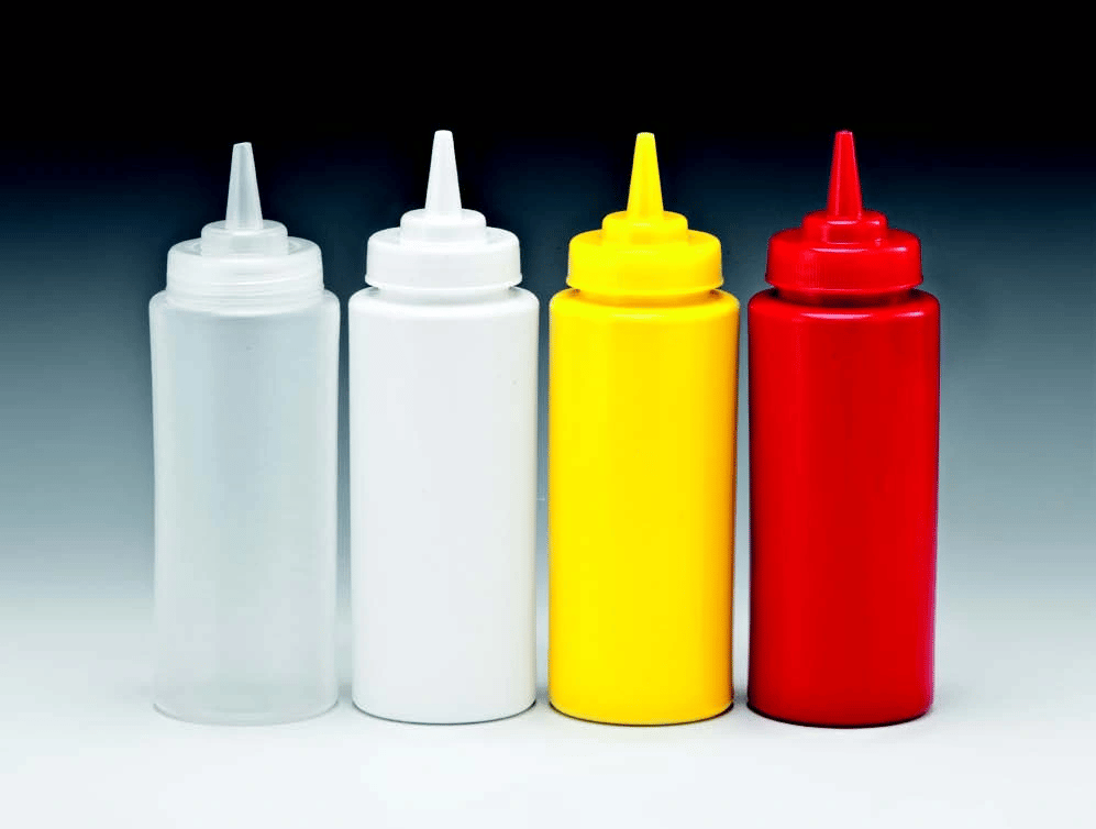 Mayonez Sos Şişesi - 1000ml Dev Boy Sarı 3 Adet