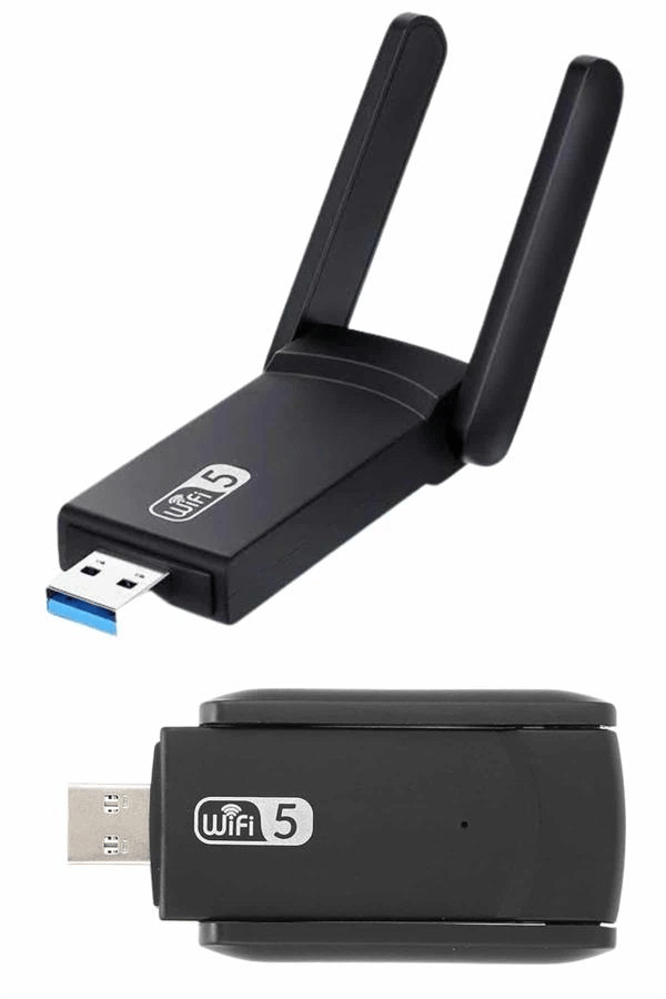 Mbps Wifi Alıcı Kablosuz Wifi Adaptörü Çift Band Çift Antenli Yeni Nesil