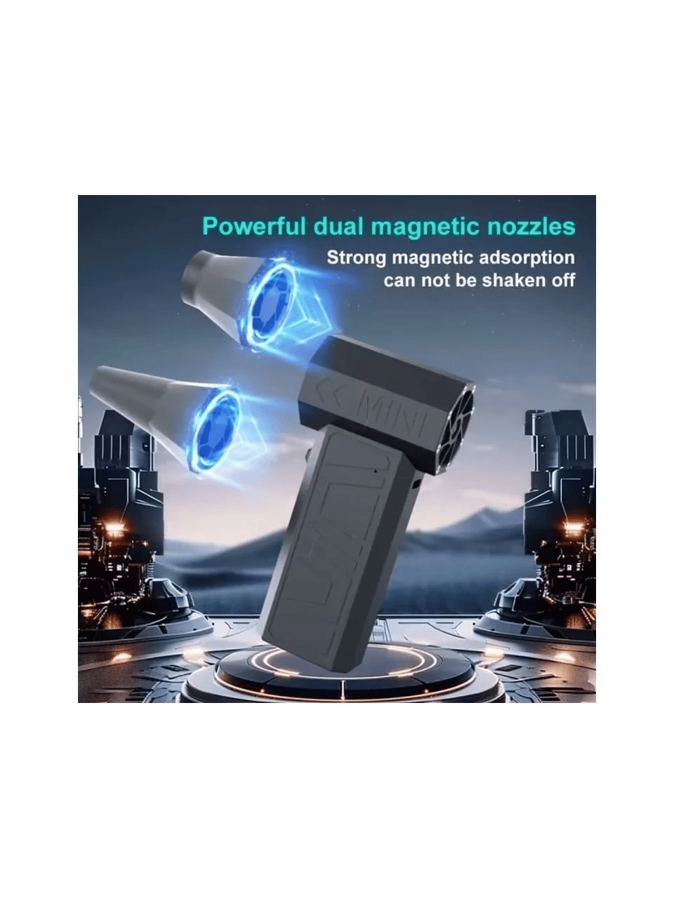 Mega Turbo Üfleyici Elektrikli Şiddetli Fan Hava Kompresör 130.000rpm Mangal Barbekü Fanı Bx40