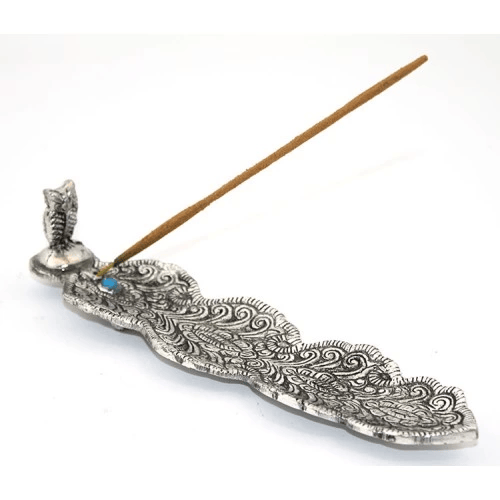 Metal Kayık Baykuş Tasarımı Tütsülük Model 2