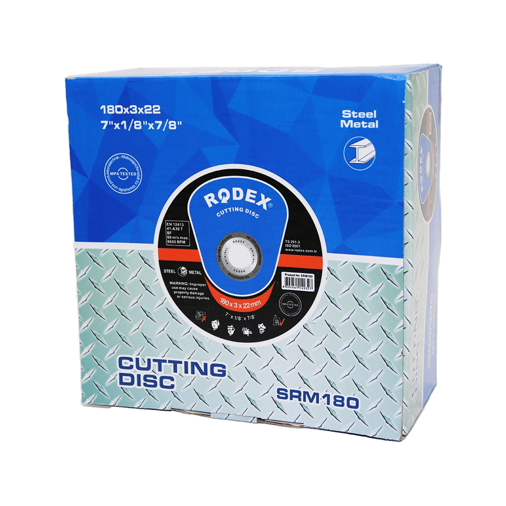 Metal Kesici Disk 180x3x22mm For Metal Bx40