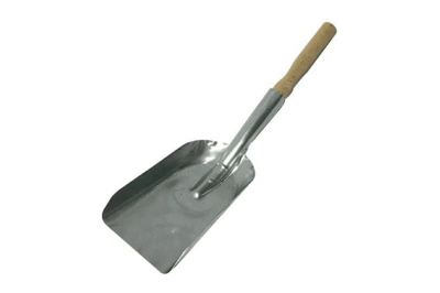 Metal Küçük - Dar Galvaniz Kürek Ahşap Saplı Bx40