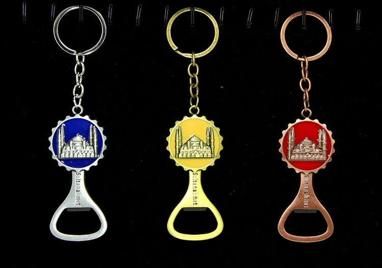 Metal Sultanahmet Anahtarlık Ve Açacak Model 2