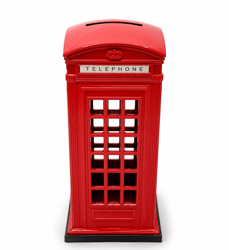 Metal Telefon Kulübesi Kumbara Alk5391
