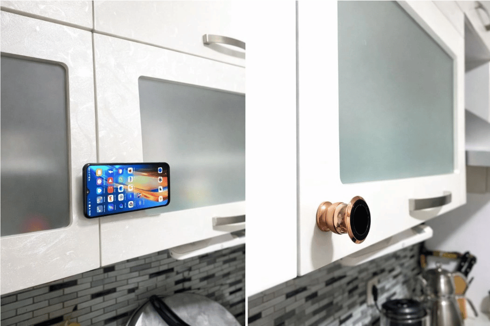 Metal Telefon Tutucu Torpidoya Yapışan Mıknatıslı Bx40