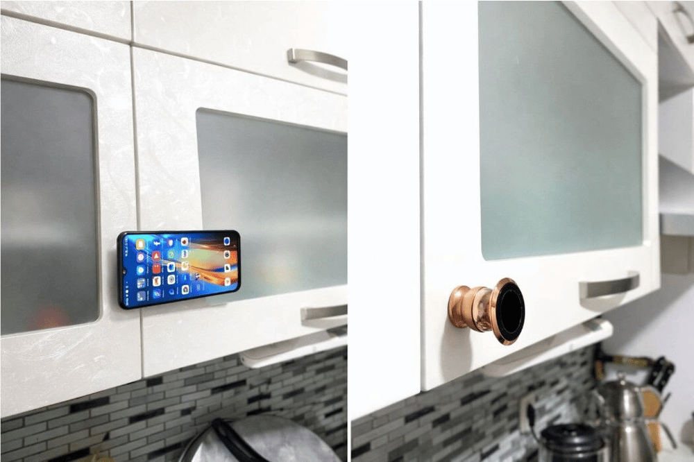 Metal Telefon Tutucu Torpidoya Yapışan Mıknatıslı - Stokta Olan Renk Gönderilir