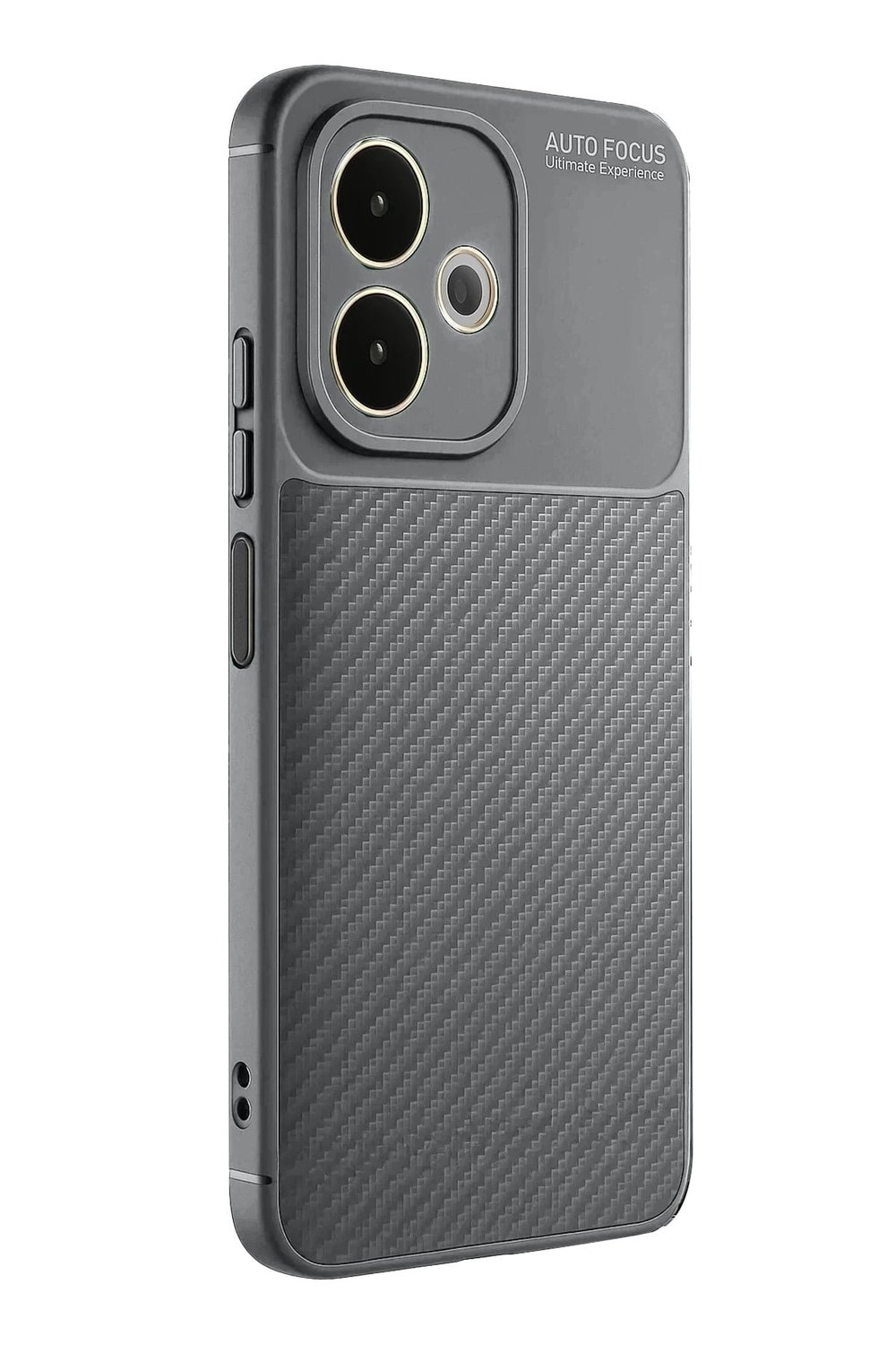 Mey İthalat®   A5 Pro 4G Kılıf Auto Focus Karbon Kapak - Gri