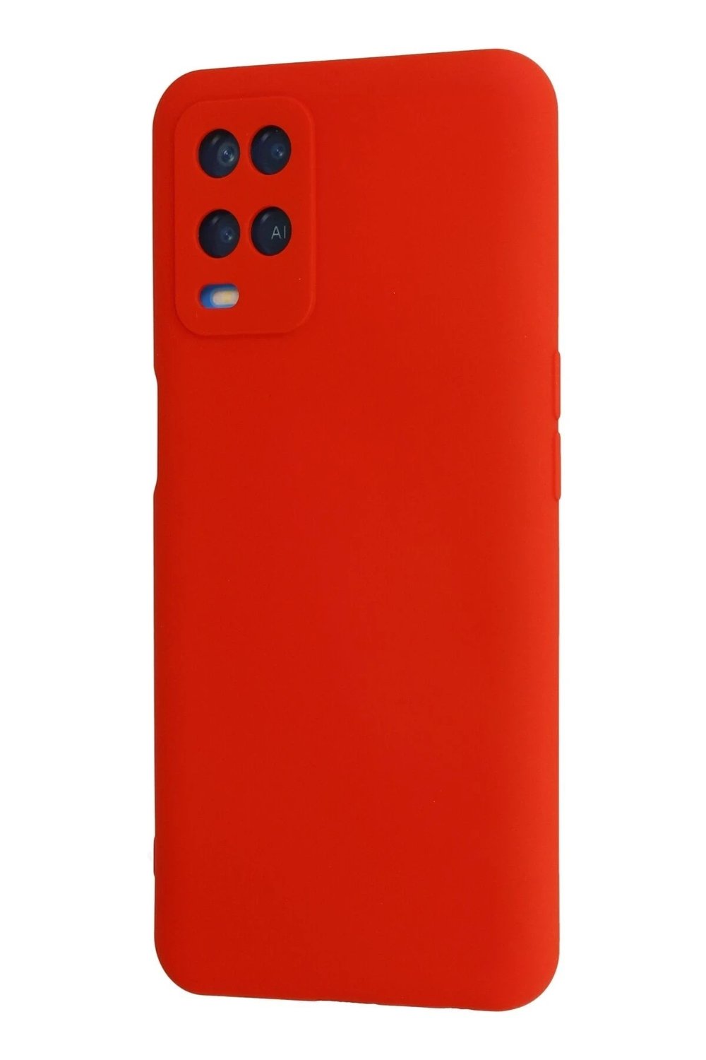 Mey İthalat®   A54 4G Kılıf Nano içi Kadife Silikon - Kırmızı