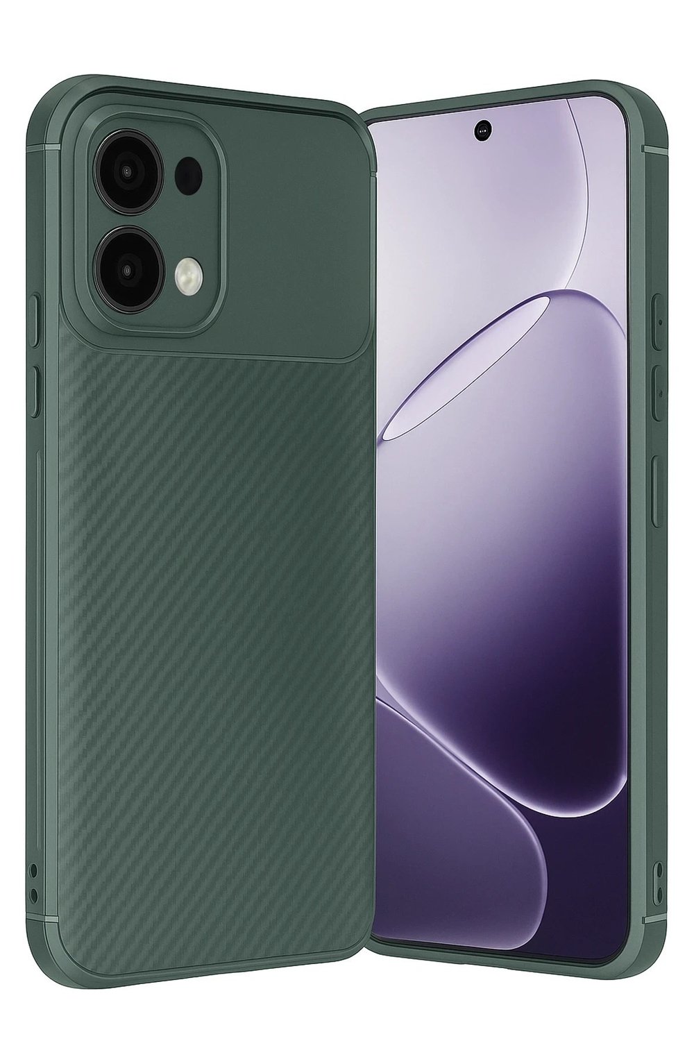 Mey İthalat®   A6 Pro 4G Auto Focus Karbon Kapak - Koyu Yeşil